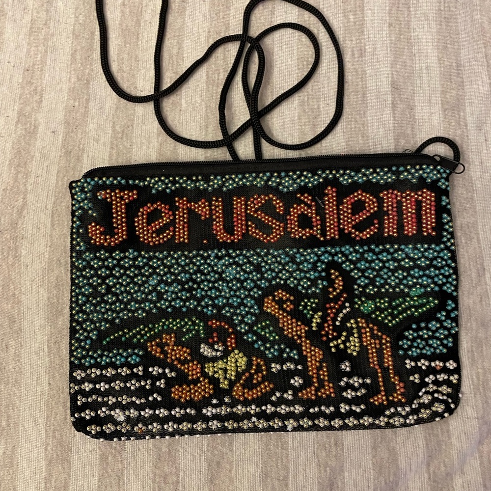 Beaded Jerusalem purse